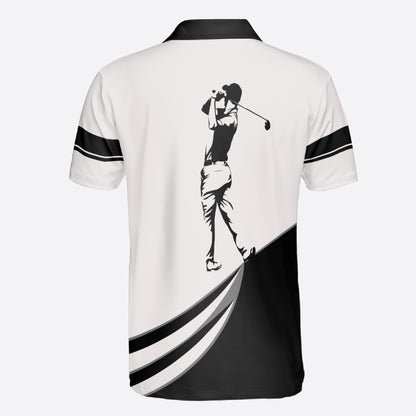 Petthouse | Golfman Polo Shirt, Golf Swing Polo Shirt, Golf Polo Shirt, Golf Player Gift, Golf Dad