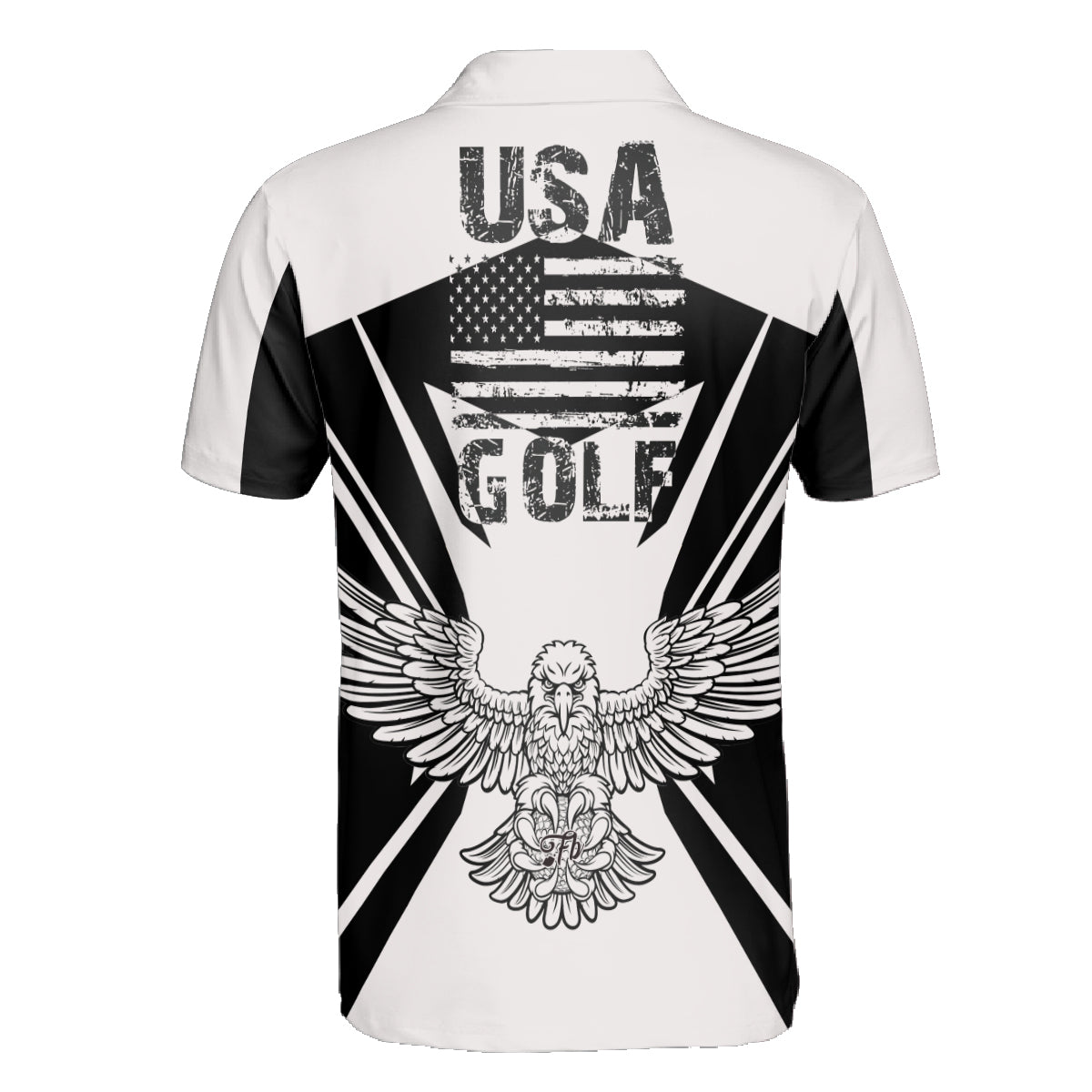 Petthouse | Usa Golf Polo Shirt Eagle Golf Shirt American Flag Golf Player Gift Unisex Polo Shirt