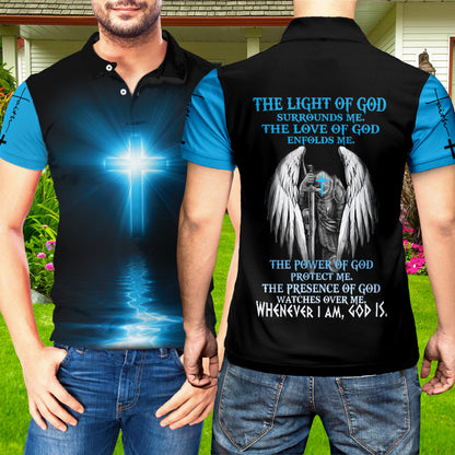 Petthouse | Knight Polo Shirt The Power Of God Polo Shirt Unisex Christian Gift