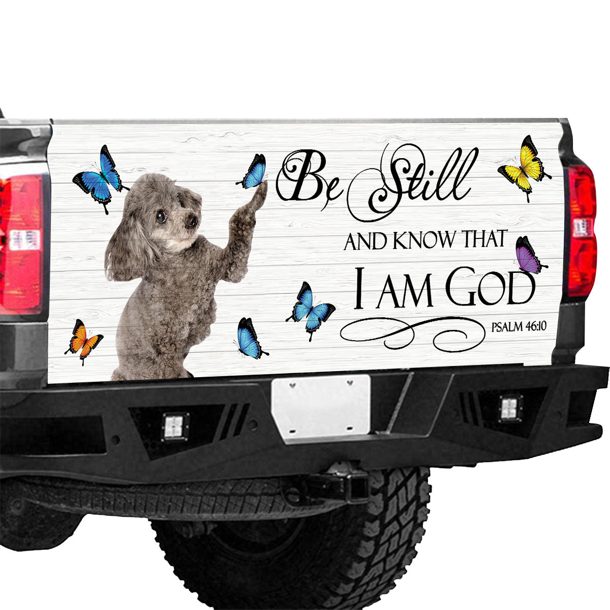 Petthouse | Poodle Puppies With Butterfly Be Still And Know That I Am God Quote Christian Puppies Poodle Fans