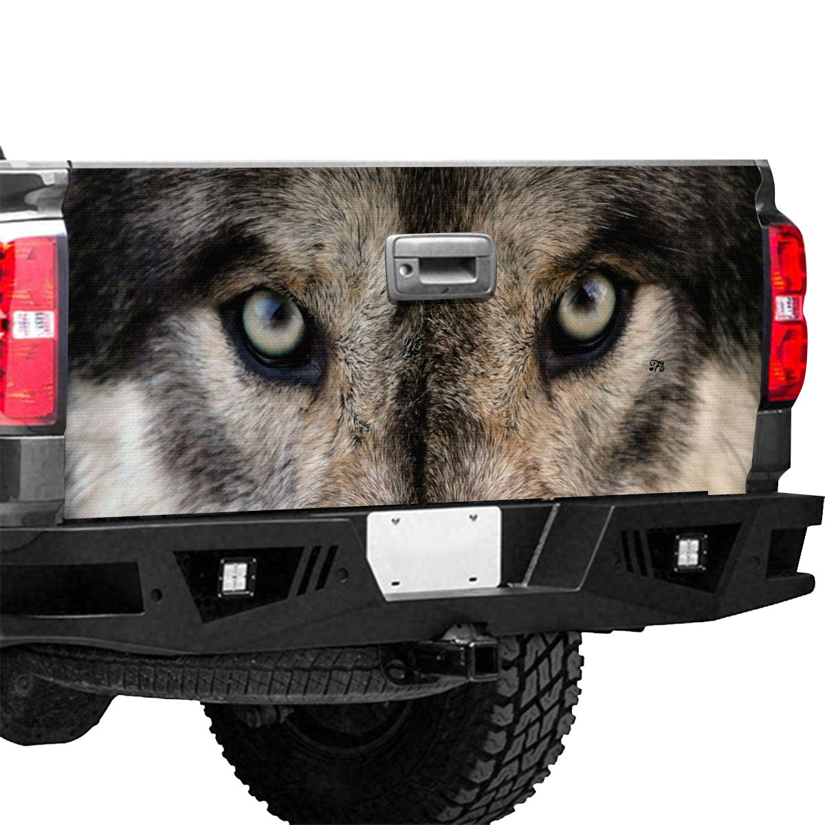 Petthouse | Wild Wolf Tailgate Wrap Wolf Eyes Wrap Wolf Look At You Cover Wolf Lover Car Cover Car Decor