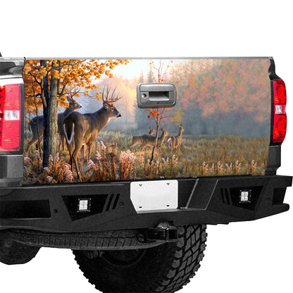 Petthouse | Hunting Forest Deer Doe Buck Tailgate Wrap, Hunter Dad Truck Decor Gift