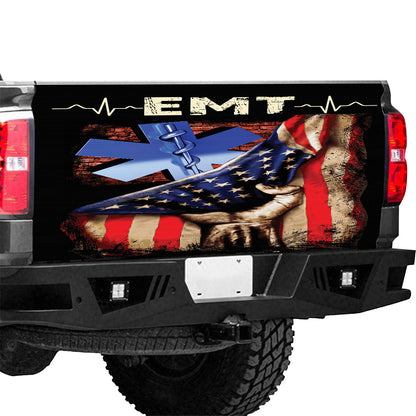 Petthouse | Emt Tailgate Wrap American Ambulance Tailgate Cover American Medical Tailgate Cover Car Decor