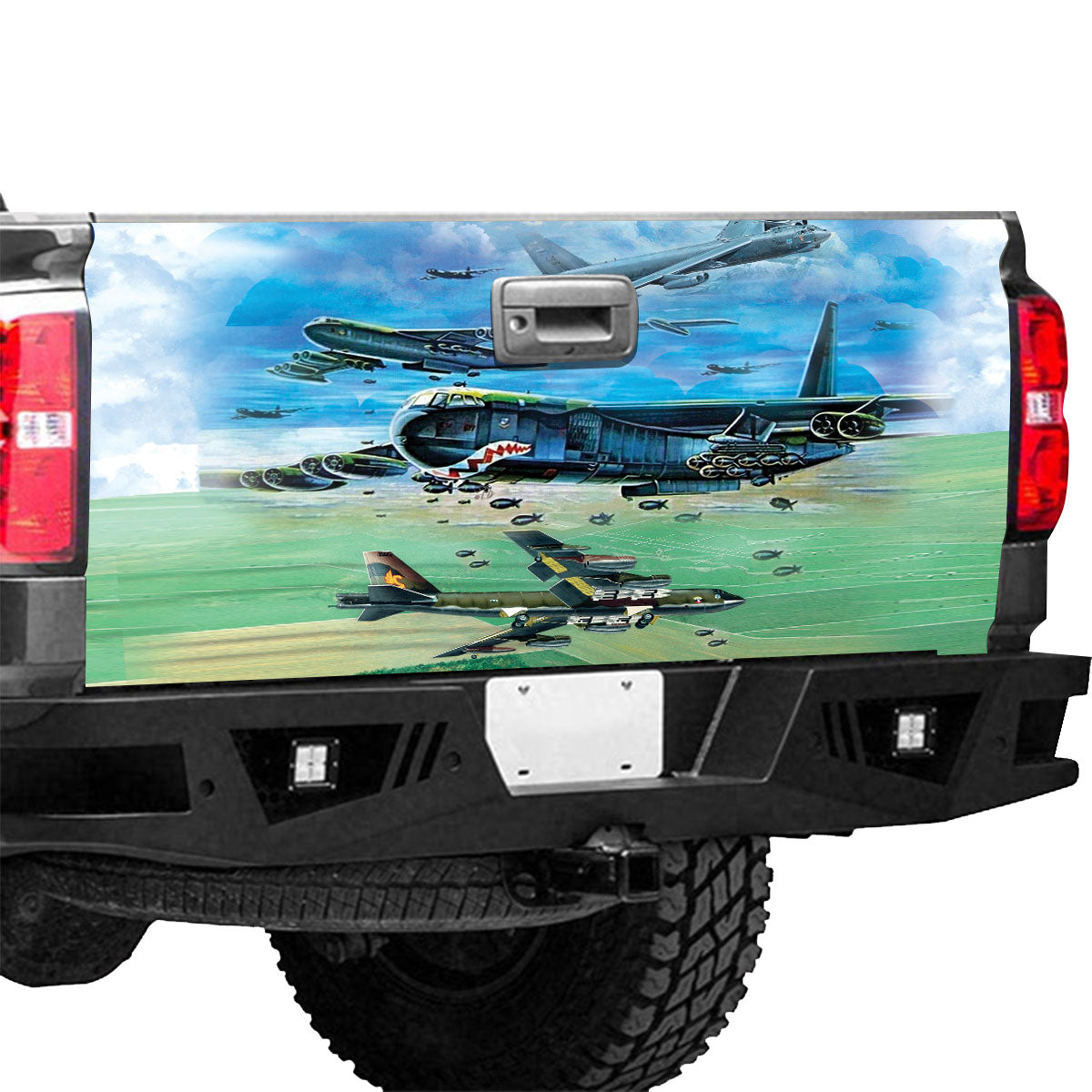 Petthouse | Boeing B-52 Stratofortress Tailgate Wrap Decal Plane Sticker Truck Decoration Daddy Gift