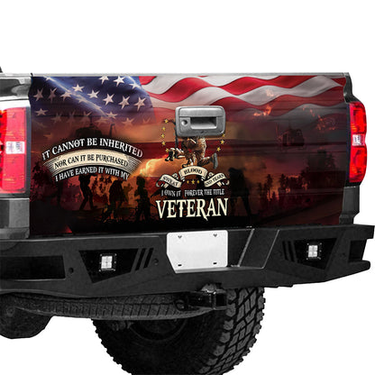 Petthouse | Sweat Blood And Tears American Flag Tailgate Wrap American Veteran Truck Wrap Car Accessories