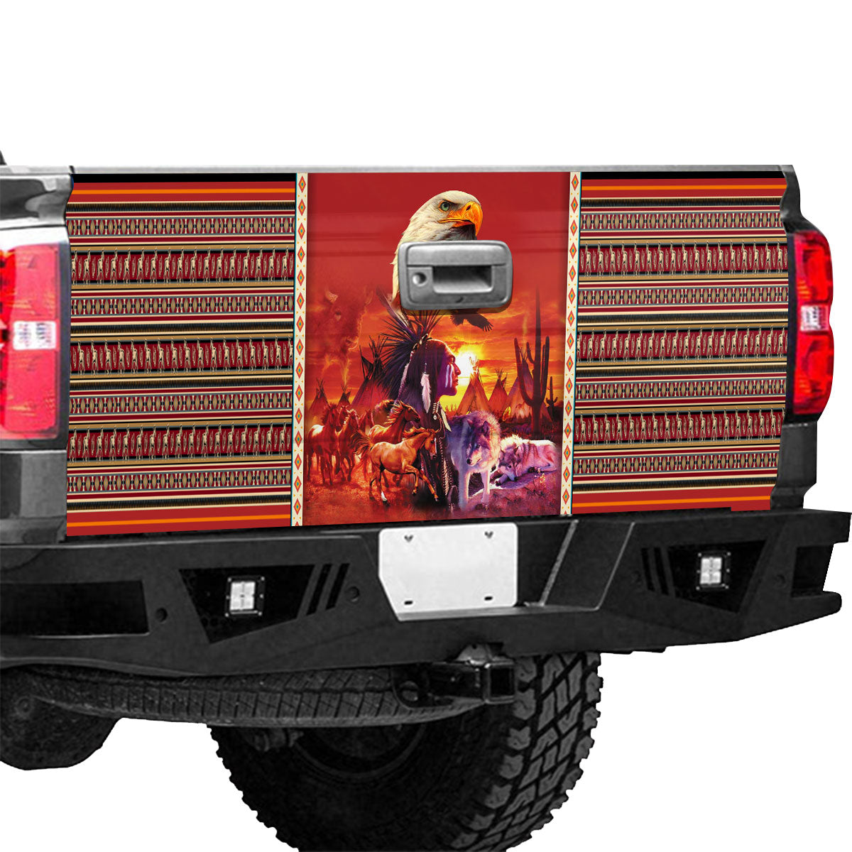 Petthouse | Truck Decals Native American   Truck Tailgate Decal Sticker Wrap Car Rear Window Sticker Native