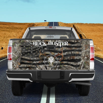 Petthouse | Buck Hunter Tailgate Wrap Decal Deer Hunting Tailgate Wrap Waterproof Hunting Lover Gift