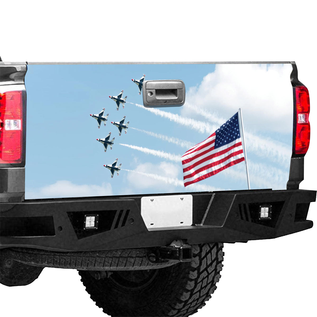 Petthouse | American Air Force Thunderbirds Tailgate Wrap Vinyl Graphic Air Force Veteran Decal Sticker