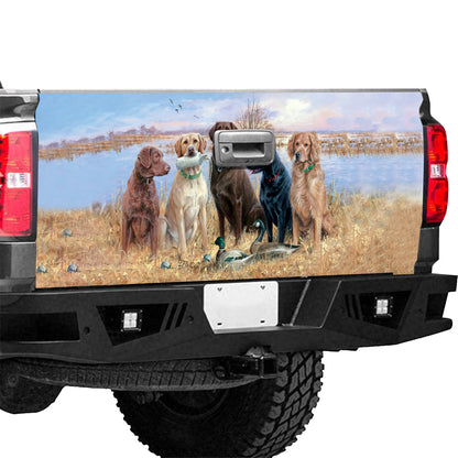 Petthouse | Labrador Retriever Tailgate Wrap, Hunting Dog Tailgate Wrap, Duck Hunting Tailgate Wrap