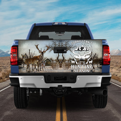 Petthouse | Sorry I Can't It's Hunting Season Car Tailgate Wrap Deer Hunting Wrap Wild Deer Artwork