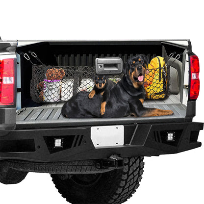 Petthouse | Rottweiler Family Graphic Wraps Cargo Net Print Tailgate Sticker Dog Puppy Vinyl Tailgate Wrap