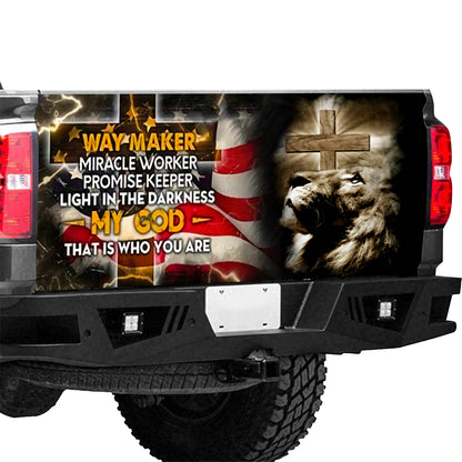 Petthouse | Way Maker Tailgate Wrap My God Tailgate Wrap Lion Jesus Tailgate Wrap Christian Gift