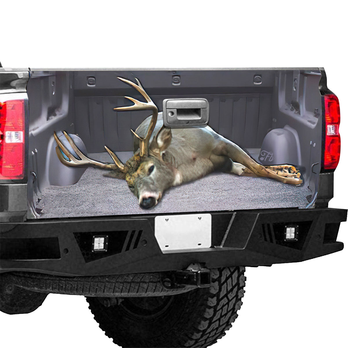 Petthouse | Lying Deer Tailgate Wrap Deer Hunting Hunter Gift Car Decor