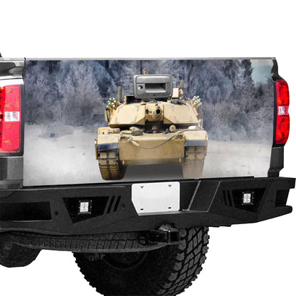 Petthouse | Tank Military Tailgate Wrap Vinyl Graphic Decal Tank Sticker Truck Decoration Gift For Dad