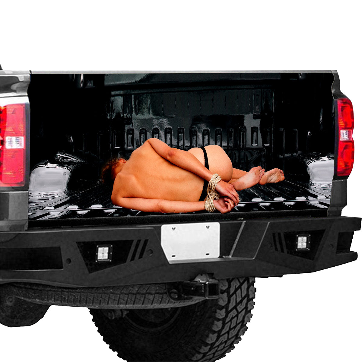 Petthouse | Sexy Girls Kidnap Funny Tailgate Wrap Kidnapping Girls Car Decal Sticker Fun Car Decor Idea