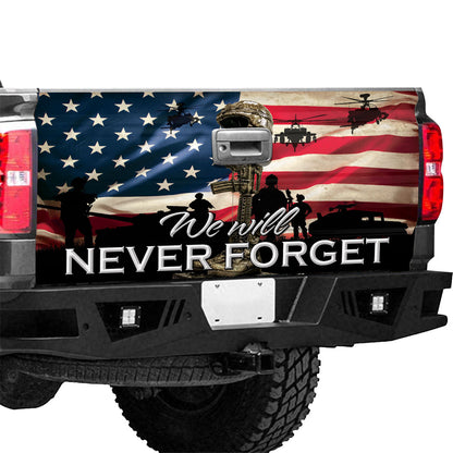 Petthouse | We Will Never Forget Tailgate Wrap American Military Graphic Wraps Patriotic Car Accessories