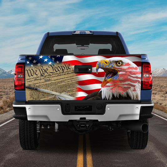 Petthouse | Eagle American Flag Truck Tailgate Wrap American We The People Independence Day