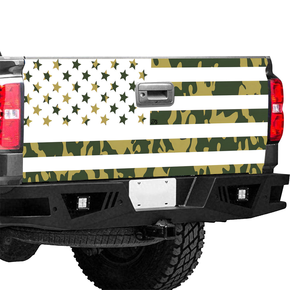 Petthouse | America Flag Tailgate Wrap Camo Pattern Wrap Patriots Wrap Patriots Best Gift Car Decor