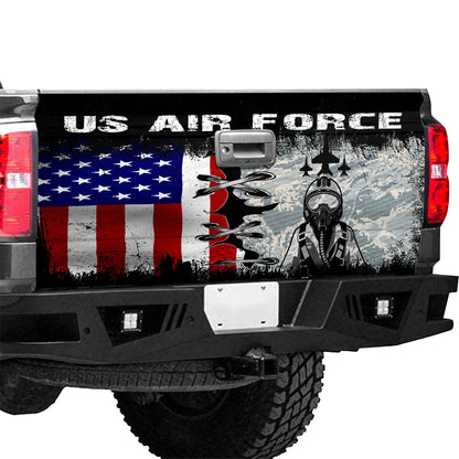 Petthouse | Us Air Force Vinyl Graphic Decal Sticker Patriotic Tailgate Truck Wraps For Memorial Holidays