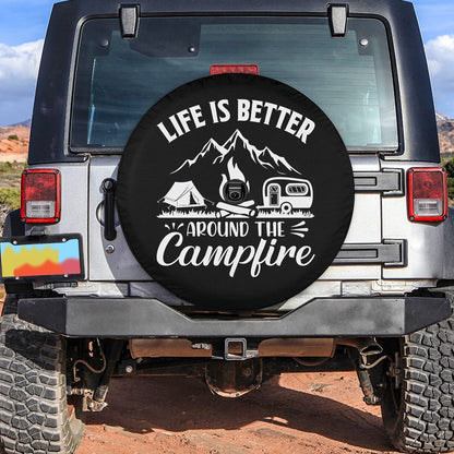 Petthouse | Campfire Spare Tire Cover Car Camping Wheel Tire Cover New Car Gift Tire Wheel Protector