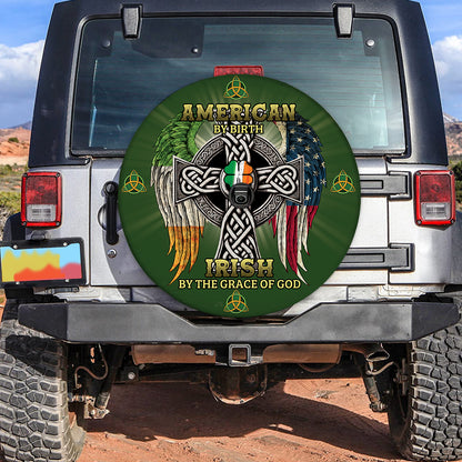 Petthouse | Irish Spare Tire Cover American By Birth Irish By Grace Of God Wheel Cover St Patrick Day