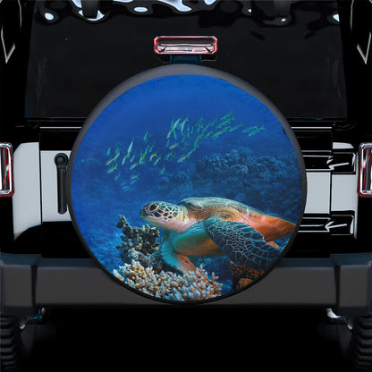 Petthouse | Ocean Turtle Ocean Life Spare Tire Cover Turtle Lover Summer Gift Decor Car