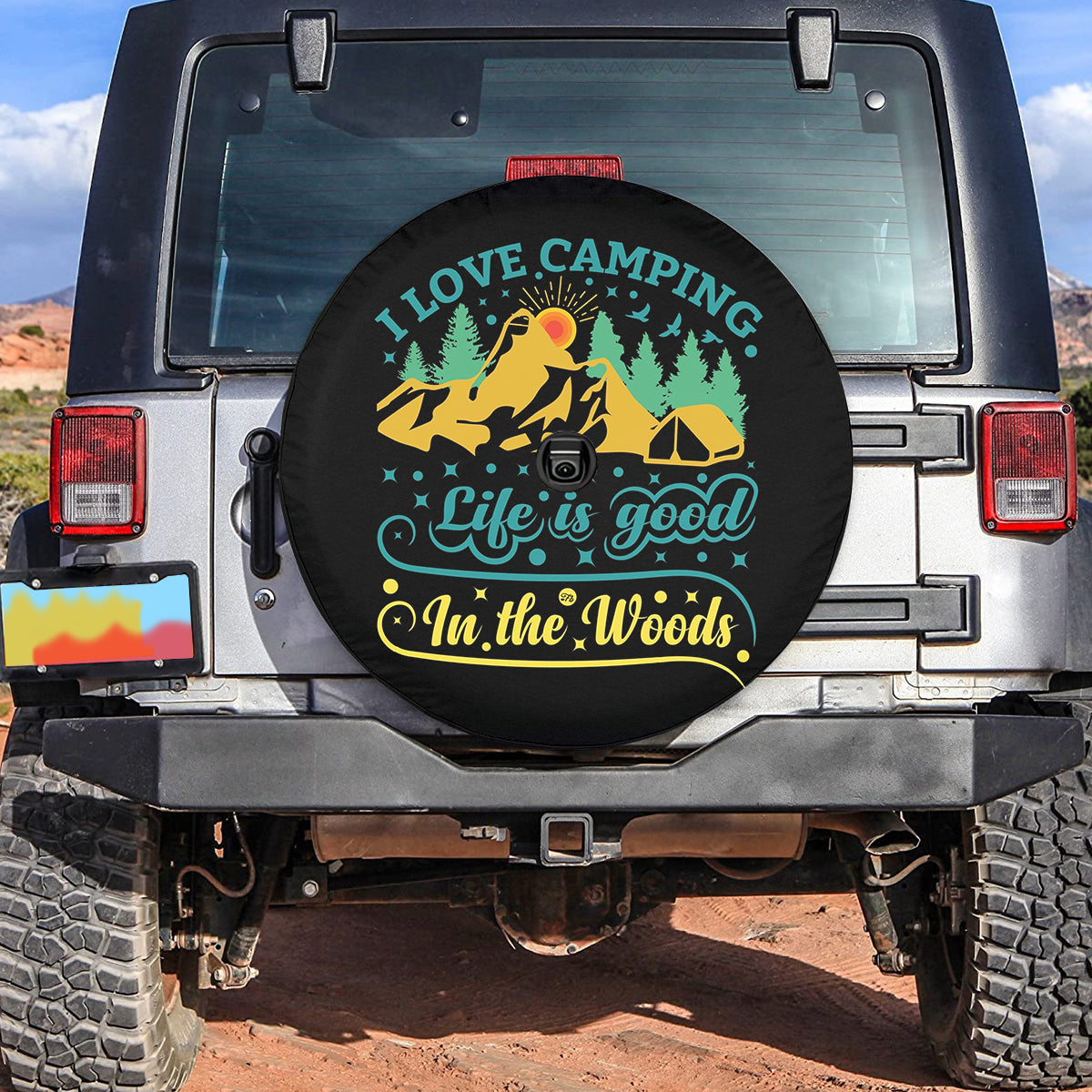 Petthouse | Camping Spare Tire Cover I Love Camping Wheel Cover Camping Design Back Tire Cover Camper Gift