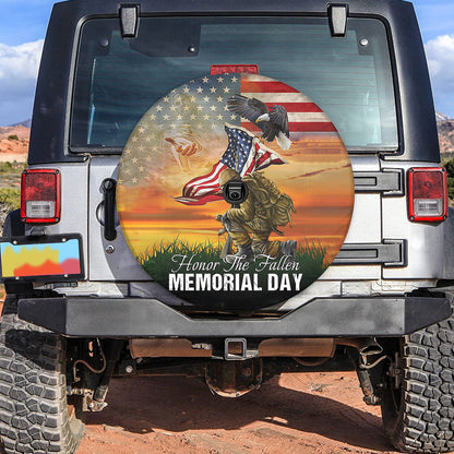 Petthouse | American Veteran Memorial Day Spare Tire Cover Us Eagle Christian Veteran's Day Decoration