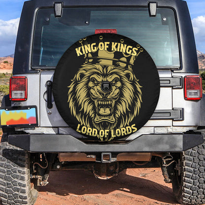 Petthouse | King Lion Spare Tire Cover King Of Kings Lord Of Lords Lion Wild Animals Truck Decoration