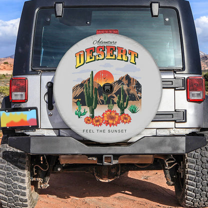 Petthouse | Adventure Desert Spare Tire Cover Feel The Sunset Wheel Cover For Car Gift Idea Car Accessories