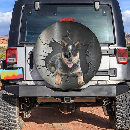 Petthouse | Tire Wheel Covers Australian Cattle Puppy Backup Camera Hole Dog Car Accessories Dog Mom