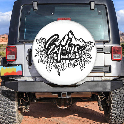 Petthouse | Explore More Spare Tire Cover Adventure Tire Cover Camping Car Wheel Wrap Car Decoration