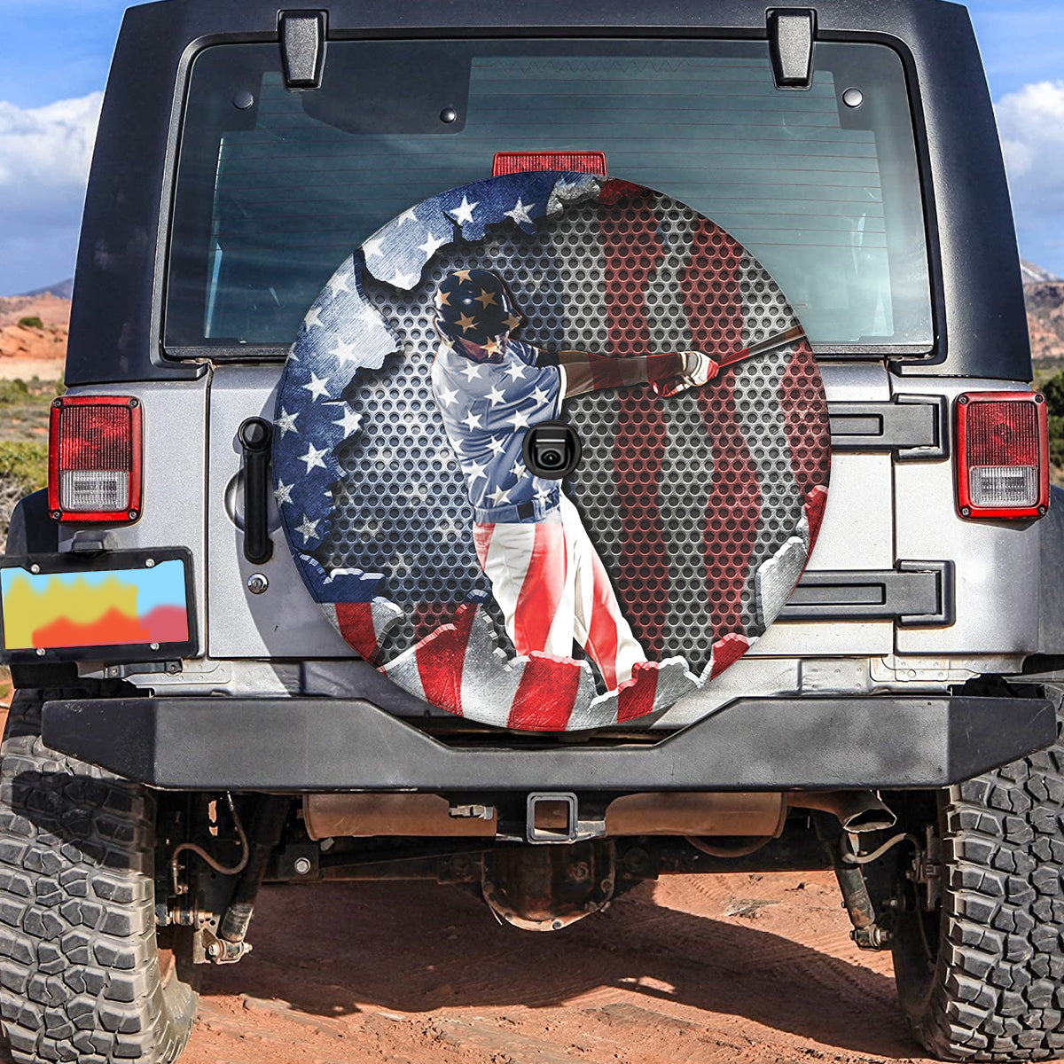 Petthouse | American Football Day Spare Tire Cover American Pride Tire Protector Sport Camper Tire Cover