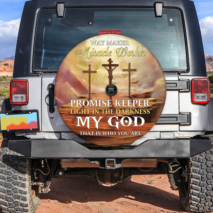 Petthouse | Jesus Christ Spare Tire Cover Car Accessory Jesus Bible Jesus On Cross My God Wheel Cover