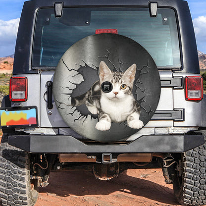 Petthouse | Abyssinian Cat Camper Tire Cover Kitty Waterproof Car Tire Protector Cat Mom Car Accessory