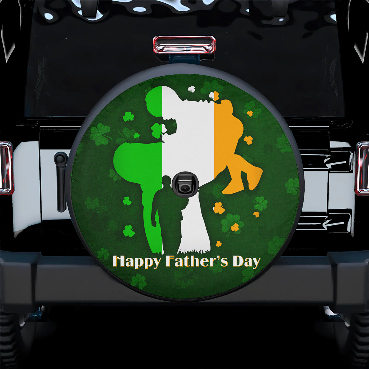 Petthouse | Irish Dad Happy Father's Day Spare Wheel Cover Car Decoration  Spare Tire Cover