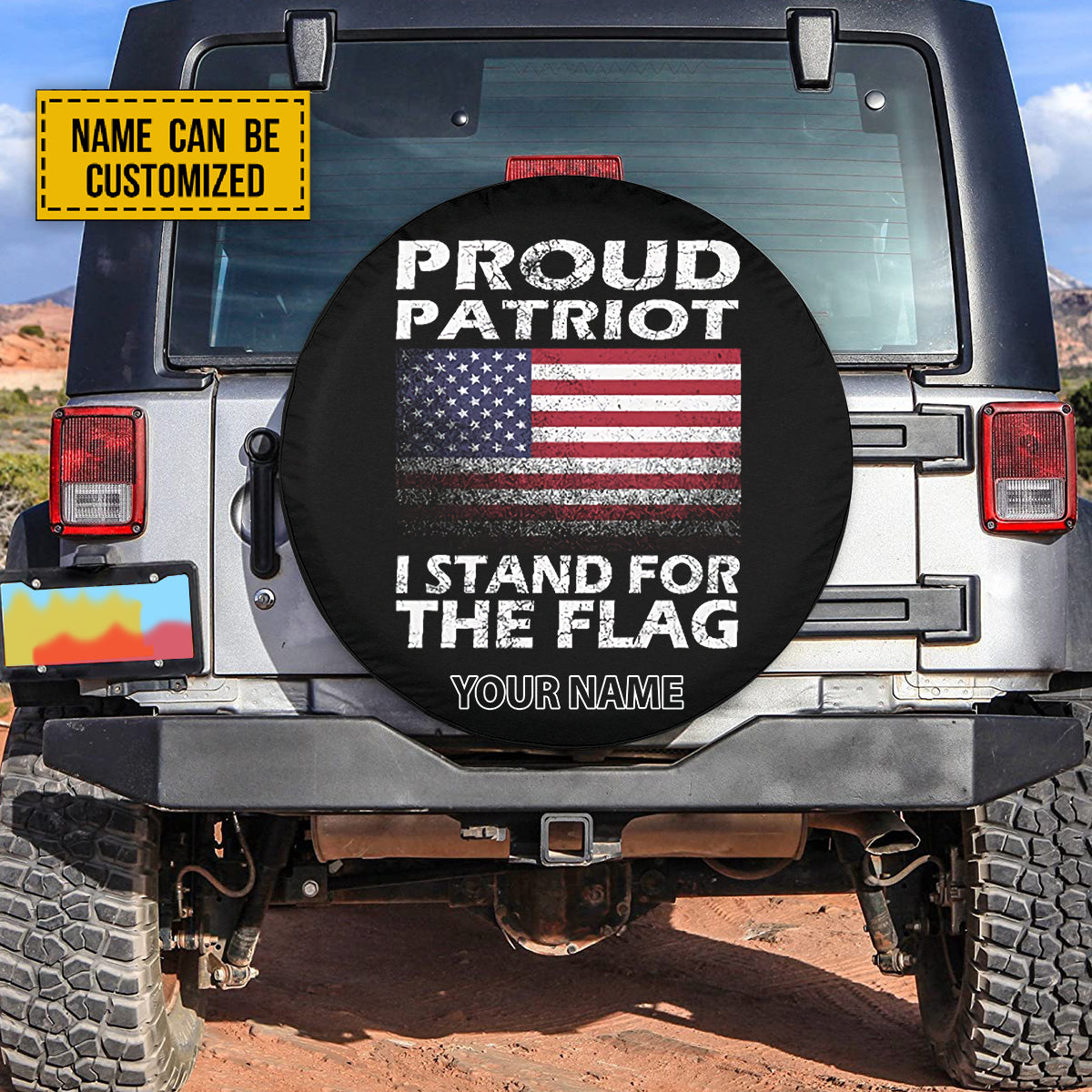 Petthouse | American Flag Spare Tire Cover Proud Patriot Spare Tire Cover American Pride Gift