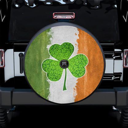 Petthouse | Irish Shamrock St Patricks Day Decoration Cute Spare Tire Cover Irish Flag Wheel Cover Irish Gifts