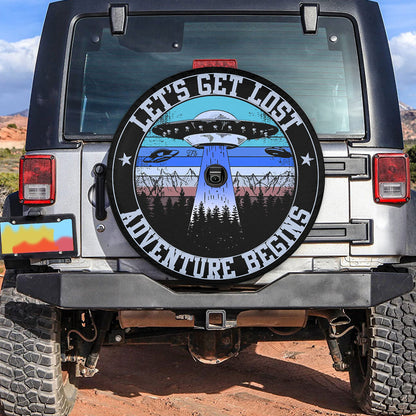 Petthouse | Space Ufo Alien Let's Get Lost Adventure Begins Spare Tire Cover Truck Decoration Space Lovers Gift