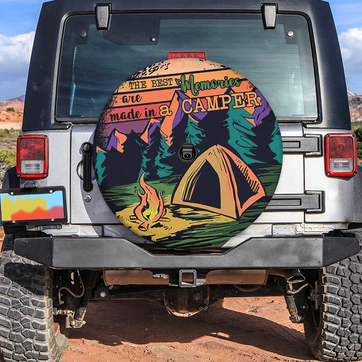 Petthouse | The Best Memories Are Made In A Camper Spare Tire Cover Camping Wheel Cover New Car