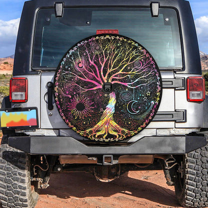 Petthouse | Kanuyee Tree Of Life Sun Moon Galaxy Spare Tire Cover Truck Decoration Gift For Family