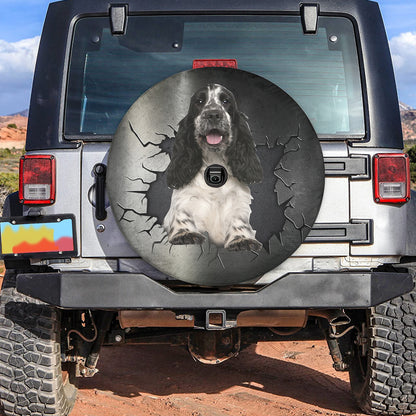 Petthouse | English Cocker Spaniel Print Car Spare Tire Cover Dog Tire Cover Pet Lover Wheel Cover Car Decor