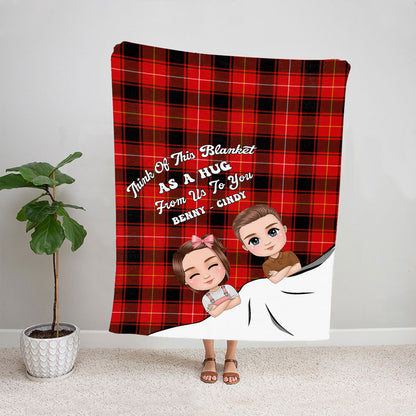 Petthouse | Customized Name Think Of This Blanket As A Hug Gifts From Life Partner, To My Soulmate Relationship Goal