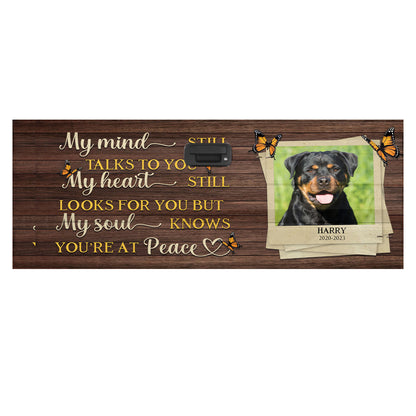 Petthouse | Dog Customized Photo Date Tailgate Wraps For Trucks Memorial Dog In Heaven Truck Wraps