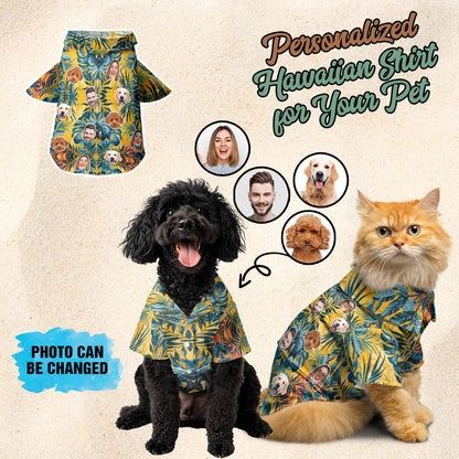 Petthouse | Custom Hawaiian Shirt With Face, Funny Summer Fattern Beach Gift Family