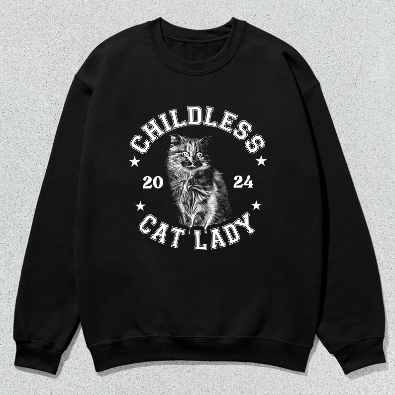 Petthouse | Childless Cat Lady Shirt, Cat Lady 2024 Shirt, Democrat Election Childless Cat Ladies