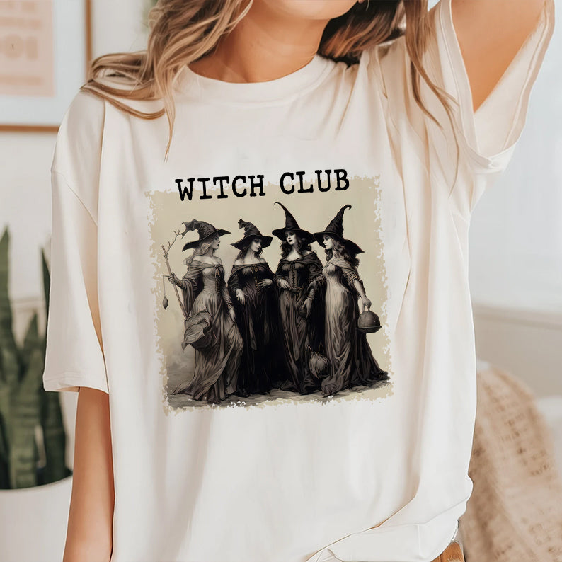 Petthouse | Girls Will Be Girls Witch Shirt, Funny Witch Shirt, Witchy Vibes Shirt, Vintage Halloween