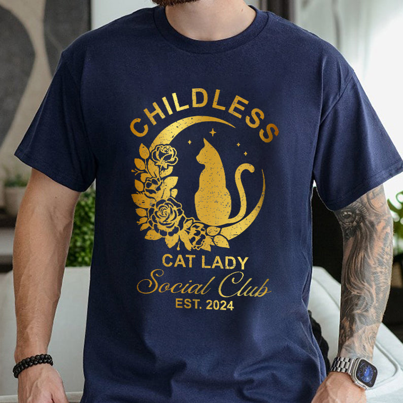 Petthouse | Childless Cat Lady Shirt, Childless Cat Lady Social Club Shirt, Girl Power 2024 Shirt