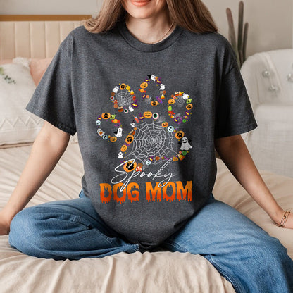 Petthouse | Dog Mom Halloween Shirt, Spooky Dog Mom Halloween, Mom Ghost Halloween, Gift Halloween