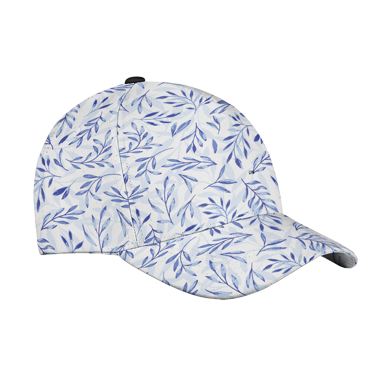 Petthouse | Leaves Pattern Classic Cap Golf Sports Blue Leaf Pattern Hat Wears Family Members And Friends Gift Idea